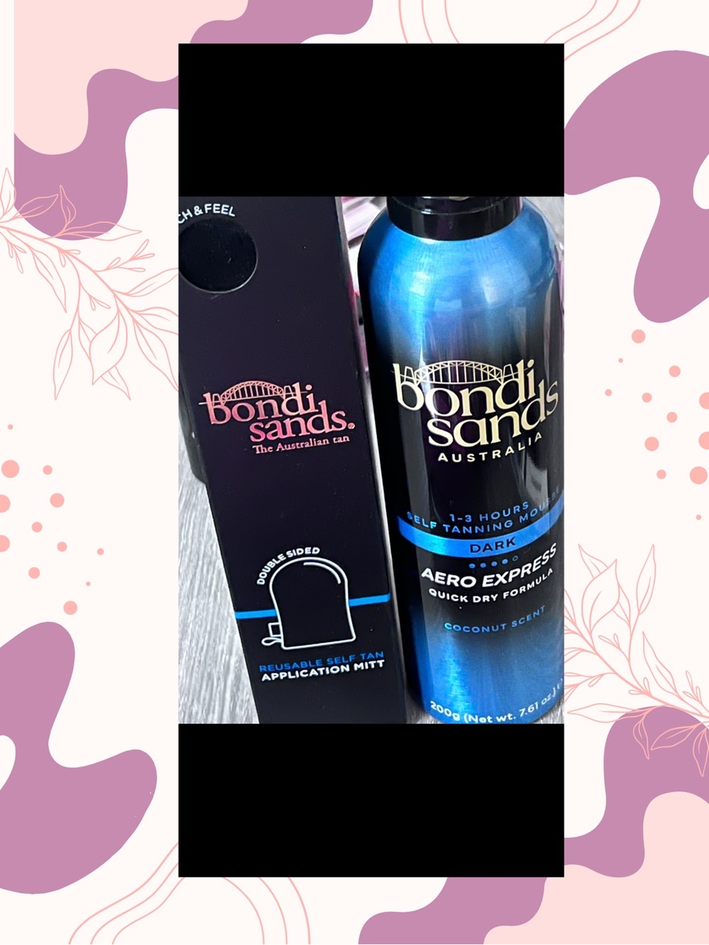 Bondi Sands Aero Express Dark Self Tanning Foam - Blue/Black